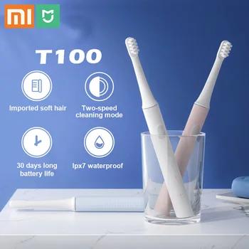 

Xiaomi Mijia T100 Sonic Electric Toothbrush Adult Waterproof Ultrasonic automatic Toothbrush USB Rechargeable