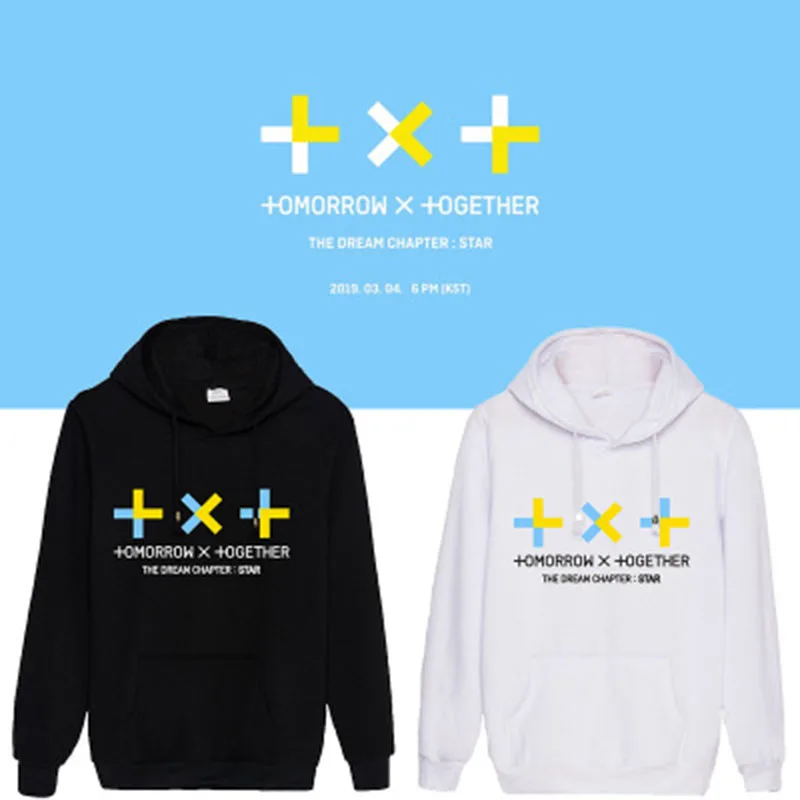 Корейская Мода Kpop Txt концертный сон глава Звезда альбом толстовки Harajuku TOMORROW X