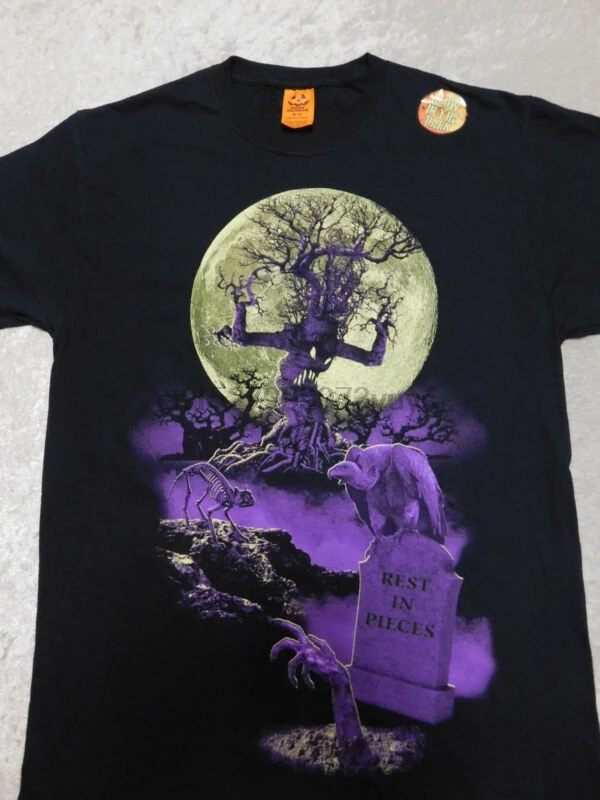 

Rest In Pieces Halloween T-Shirt Glows In The Dark
