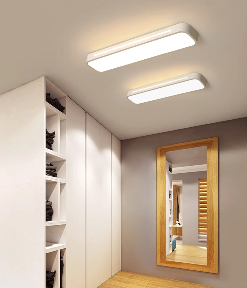 glass ceiling lights Nordic Led Aisle Ceiling Lights Study Hall Corridor Bedroom Modern Minimalist Kitchen Balcony Industrial Lighting Ceiling Lamps led cloud ceiling