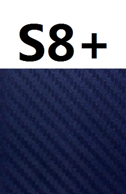 Градиентные цветные наклейки для samsung S10 Plus S10E S9 S8 S7 Edge защитная пленка из углеродного волокна аксессуары для мобильных телефонов EEMIA - Цвет: S8 Plus-Purple blue