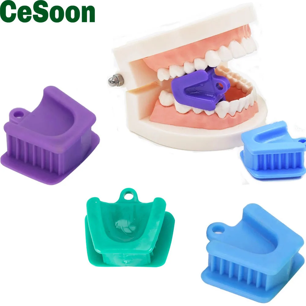 3 Pcs Dental Mouth Prop Bite Block Opener Cheek Retractor 3 Size Oral