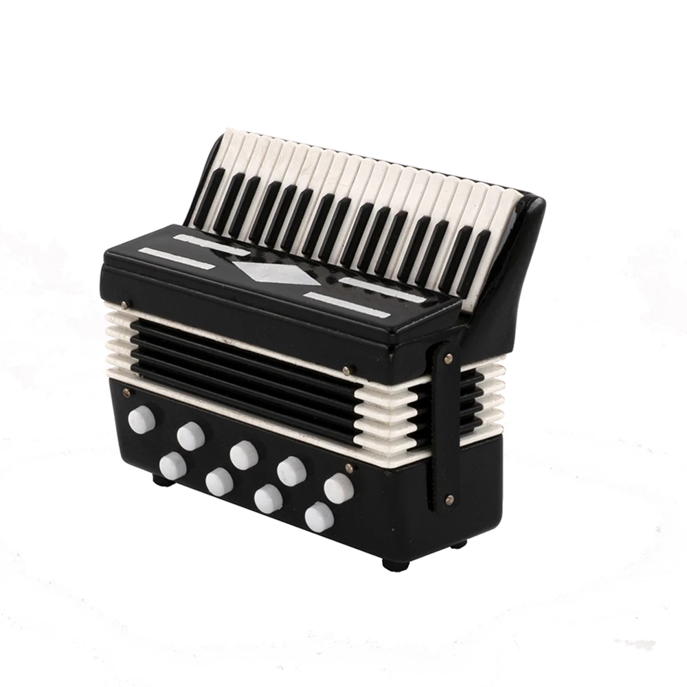 Miniatur Akkordeon Mini Musikinstrument Dekoration