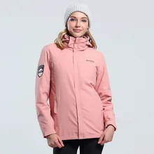 Лыжная куртка женская водонепроницаемый ветрозащитный защита от снега куртка термальная флисовая куртка для уличных горных лыж сноуборд куртка плюс размер