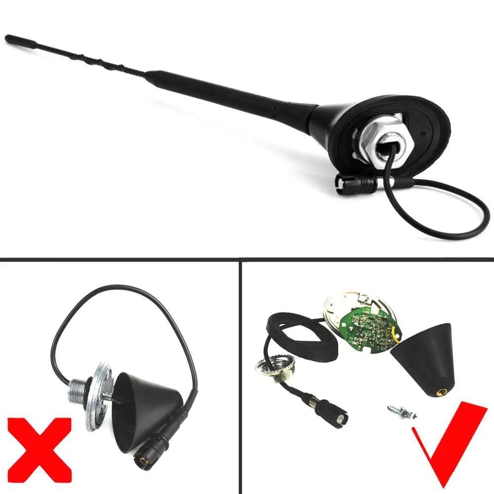 

Car Auto Truck Vehicle Roof Radio FM Antenna Aerial Amplifier Booster 9 11 16 inch for BMW for Toyota for Audi for Volkswagen