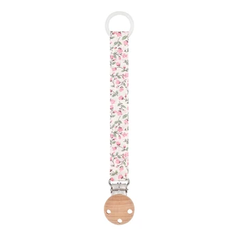 

Baby Pacifier Clip Chain for Soothers Cotton Linen Soother Dummy Holder Leash Strap Nipple Holder Infant Feeding