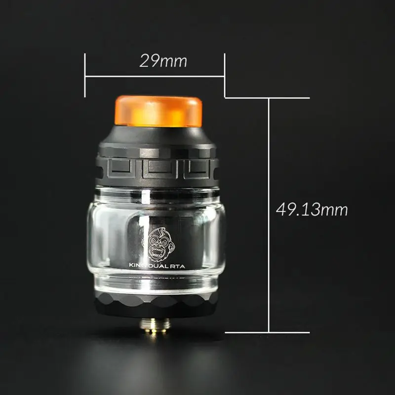 4 мл перестраиваемый атомайзер Vape Wire Coil Cotton Drop RDTA Tank для King Dual RTA|Системы