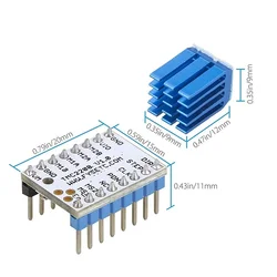 Imprimante 3D TMC2208 V1.2 TMC2209 V3.0, moteur pas à pas, pilote silencieux, excellente Protection de stabilité 