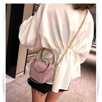

Fashion messenger bag women 2020 new chain shoulder bag Handbags for Women's Trend Small Transparent Female handbags