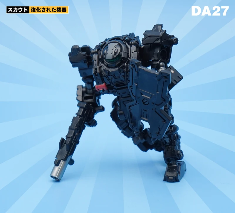 MFT трансформация DA27 DA-27 Diaclone power ed-suit power Suit Black Mech Solider Lost Planet фигурка игрушки