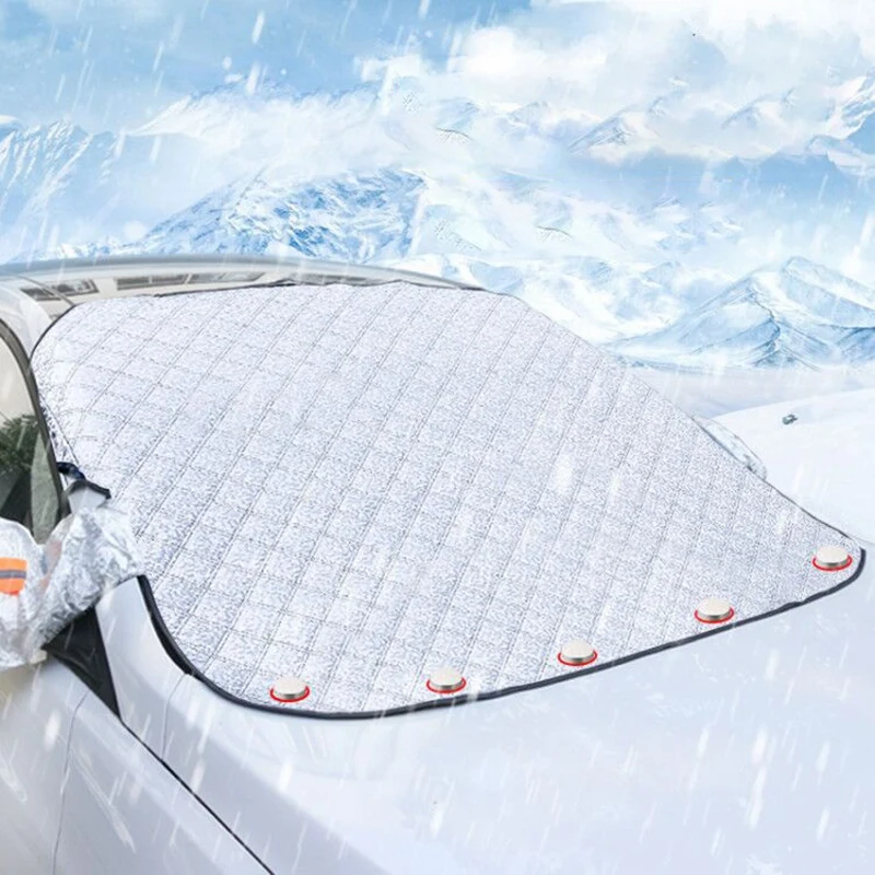 

Auto Multifunction Snow Ice Frost Dust Sun Shade Winter Car Windshield Protection Cover Guard Car Outdoor Windscreen Protector