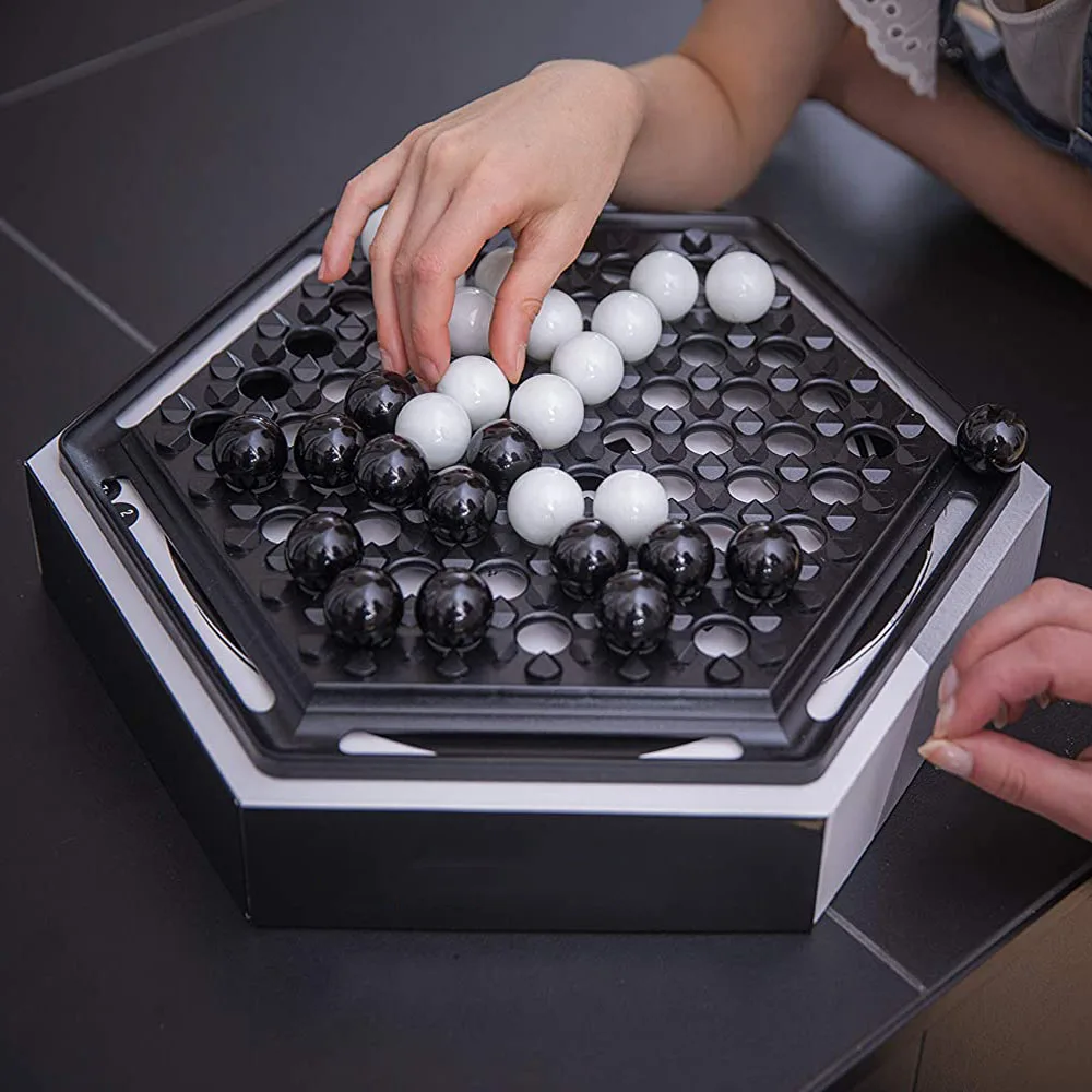 Abalone Table Games Portable Chess Set Family Board Game For Children Kids Intellectual Development Carrom Board Push Chess