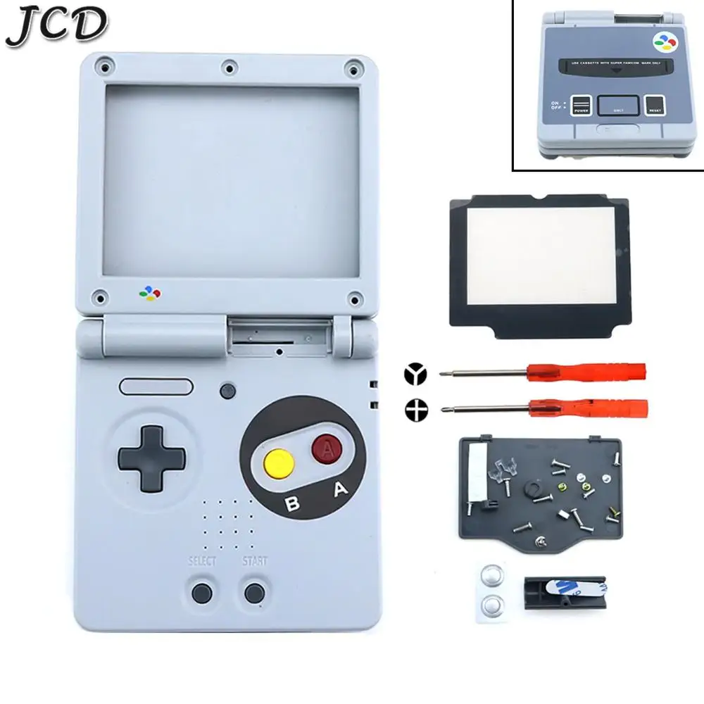 JCD для GameBoy Advance SP Classic NES ограниченная серия сменный корпус экран объектив GBA чехол