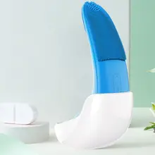 Силиконовая щетка для чистки лица, Беспроводная электрическая Водонепроницаемая стиральная машина для лица, Новинка