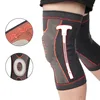 1Pcs S-2XL Large Size Runing Hiking Nylon Silicon Padded Knee Pads Support Brace Patella Protector Kneepad For Fat Person 1