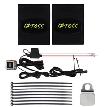 12 В мотоцикл с подогревом ручки руль с проводами и переключателем Нагреватель Колодки Наборы 30-36 мм водонепроницаемый три шестерни Регулируемая температура