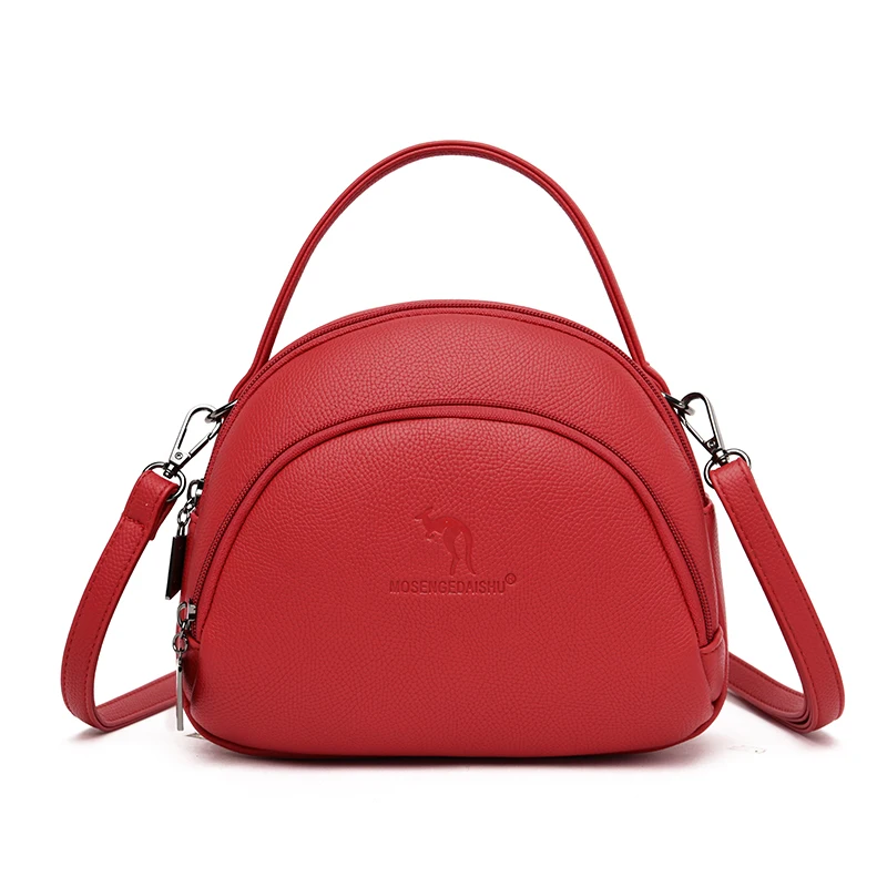 Роскошные сумки женские сумки кожаные сумки через плечо для женщин сумка основная оболочка Сумка дизайнерская женская сумка через плечо сумка-мессенджер - Цвет: Red