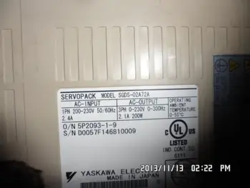 

1PC Used Yaskawa servo drive SGDS-02A72A