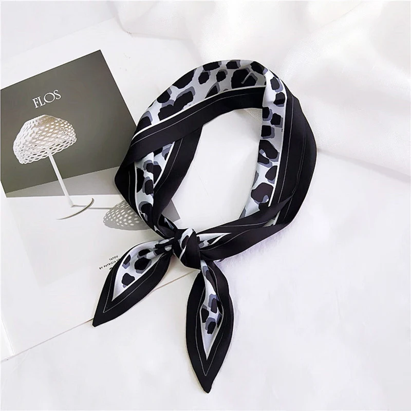 

Luxury Brand Long Skinny Scarf Head For Ladies Silk Scarf Women Bag Ribbons Female Belt 86*10cm