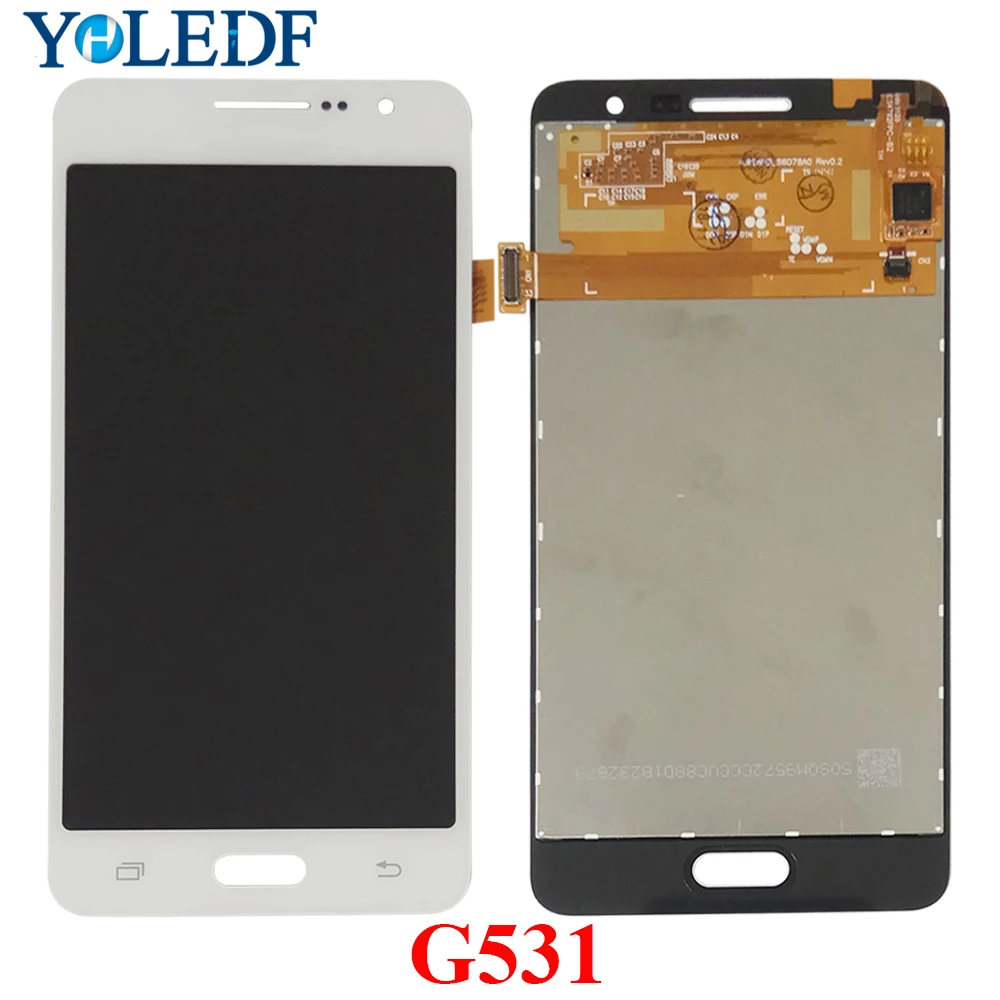 Для samsung GALAXY Grand Prime lcd G530 G530F G530H дисплей сенсорный экран Tela дигитайзер сборка G531H