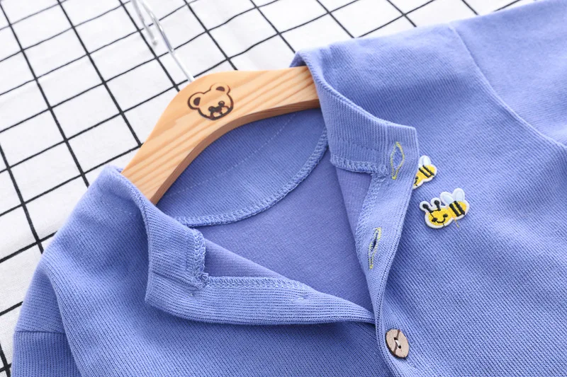 Autumn Baby Boys Girls Clothing Toddler Infant Clothes Suits Kids Coats T Shirt Pants 3Pcs/Sets Children Leisure Tracksuits