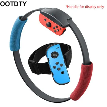 

1Set Fitness Ring Fit Adventure Sport Game Kit Adjustable Leg Fixing Strap Sport Band Ring-Con Anti-Slip Grips for NS Switch