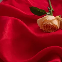 Качественная льняная ткань, красивая красная гранатовая ткань, модное платье, платье, брюки, рубашка и куртка в стиле пэчворк