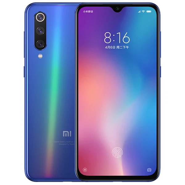 Мобильный телефон с глобальной ПЗУ Xiaomi mi 9 SE, 6 ГБ, 128 ГБ, 5,97 дюймов, AMOLED экран, mi 9 SE, Восьмиядерный процессор Snapdragon 712, 48мп, тройная камера - Цвет: Blue