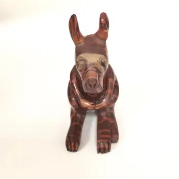 

High Quality & Beautiful Natural Hand Carved Crystal Kangaroo For Present Or Collection ZY