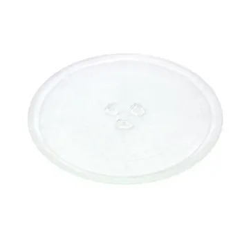 

Universal Microwave Turntable Glass Plate Micro Glass Turntable Tray Accessories Diameter 24.5cm with 3 Fixtures