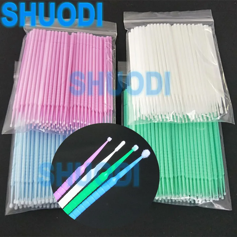 Gel Sbiancante Denti 100 Pezzi Monouso Piegabili - Micro Spazzole Per Igiene Orale Spazzoline Interdentali - Foto 5