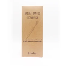 10 шт./50 шт. щетина голова бамбуковая зубная щетка окружающей среды деревянная Радуга бамбуковая зубная щетка для ухода за полостью рта мягкая щетина