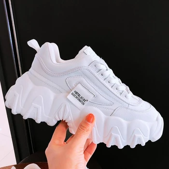 

NEW Brand Women Shoes Casual Tenis Chunky Sneakers Basket Sapato Feminino Ladies Sport Shoes Increase Casual Shoes Woman Sneaker