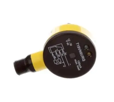 

T18VN6URQ Sensor, Photoelectric, Receiver, 300mm-600mm Range, 12-30VDC, NPN, QD Connector 38513