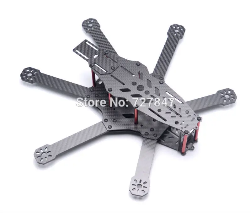 

NEW RD290 Mini 290 290mm Hexacopter 6 Axles FPV Racer Pure Carbon Fiber