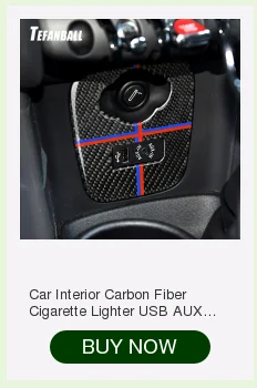 Tefanball углеродного волокна для Mini Cooper Countryman F56 F60 Аксессуары для автомобильной консоли навигационный экран Рамка отделка внутренние наклейки