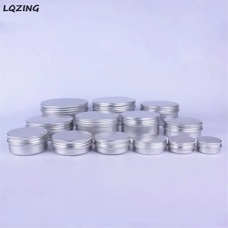 

Aluminium Foil Empty Makeup Jar Pot 10g/15ml/30g/50ml/60g Refillable Sample bottles Travel Face Cream Lotion Cosmetic Container