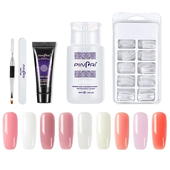 

Nail Art Fast-Drying Poly Gel Nail-Dressing Tool Multicolor Extended Gel 15Ml Suit Nail Tools