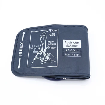 

Adult Nylon Upper Arm Blood Pressure BP Cuff Belt 22-30cm TPU Bladder Sphygmomanometer Patient Meter Cuff for Omron Monitor
