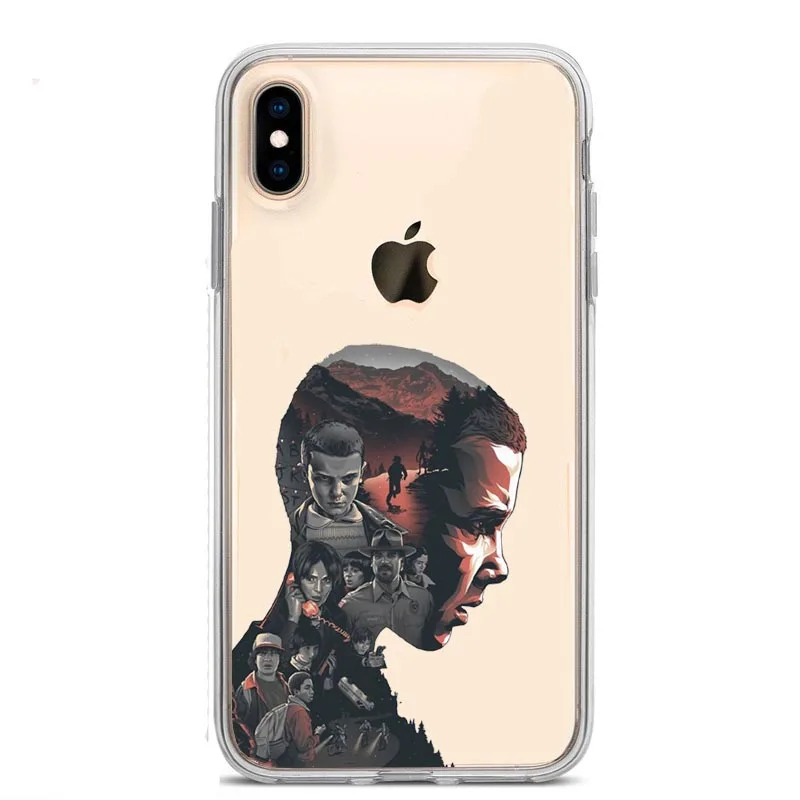 Stranger things Сезон 3 Мягкий Силиконовый ТПУ чехол для телефона чехол для iPhone 8 7 6 6S Plus X XS MAX 5 5S SE XR Американский ТВ Coque Capa - Цвет: TPU