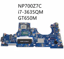 Carte mère BA92 11017A BA92 11017B w i7 3635QM GHz pour Samsung Laptop, processeur GT650M, mémoire DDR3, GPU