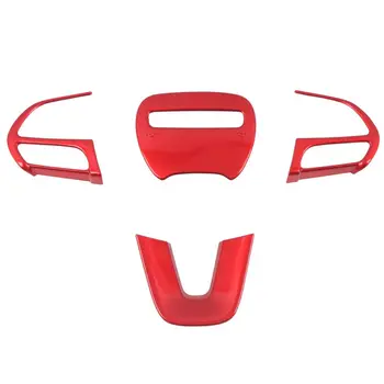 

For Dodge Challenger Steering Wheel Decor Charger 2015-2019 Set Decor ABS