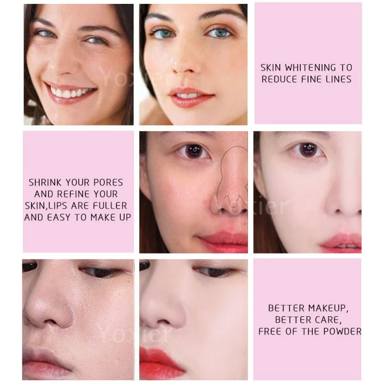 Oil Control Matte Serum Series Brand Foundation Primer Makeup Base Moisturizing Essence Cherry Blossom