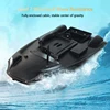 500M GPS Navigation RC Fishing Bait Boat 40 Spots Save Dual Silo 3KG Load LCD Screen Night Light 6H Duration Smart Return RC Toy 4