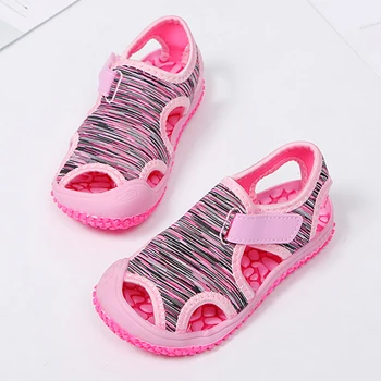 

Summer Children Sandals Fashion Kids Shoes For Girls Boys Anti slip Breathable Soft Outsole Boys Beach Shoes Toddler Sandals