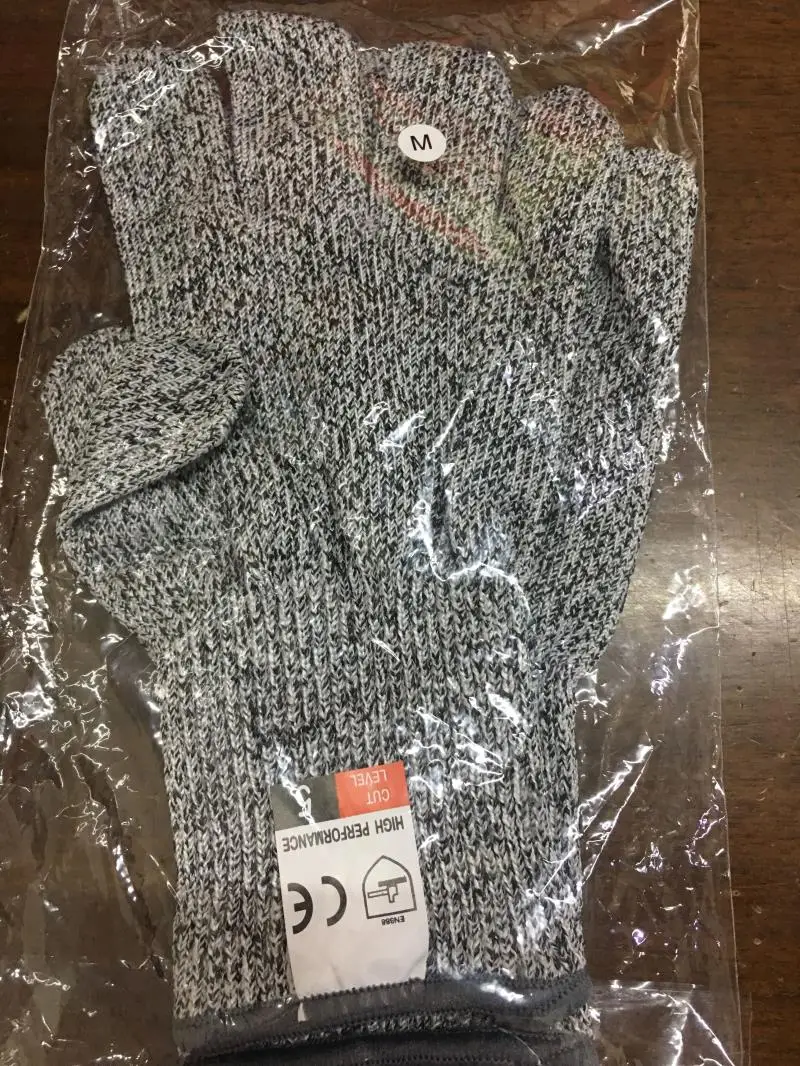 M-size gloves Японский сашими нож 8 дюймов ультра-тонкие филейные ножи лосось суши сырой рыбы нож для нарезки кухонные ножи из нержавеющей стали - Цвет: M-size gloves
