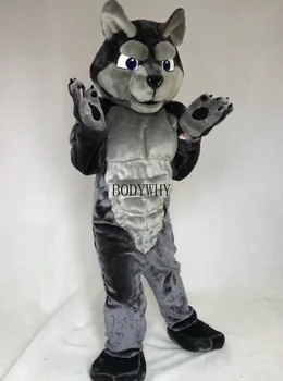 

Fox Wolf Dog Cartoon Mascot Costume Suits Cosplay Party Game Dress Outfits Clothing Advertising Promotion Carnival Fursuit