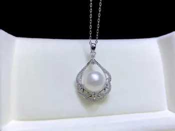 

NEW ARRIVAL 925 Sterling Silver Pendant Setting Mounting Findings for Oyster Akoya Edison Pearls Corals Jade Stones Beads