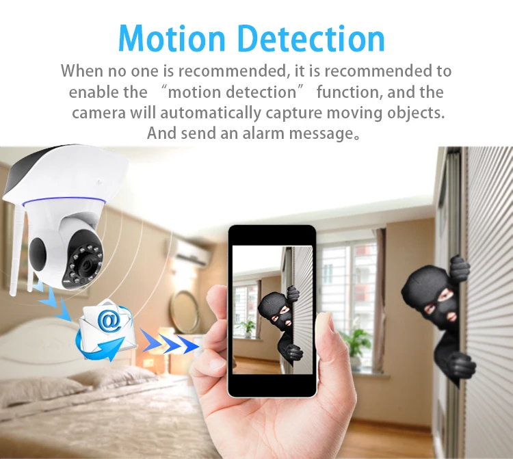 Беспроводная ip камера видеонаблюдения V380 1080P Wi Fi HD 355 градусов PTZ IR CUT ROBOT3 SD H.264