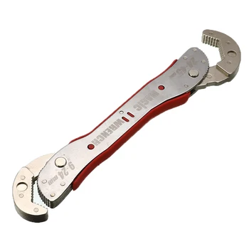 

9-45mm Double Head Magic Wrench Universal Adjustable Key Multi Function Pipe Torque Spanner Plumbing Nut Grip Repair Tool